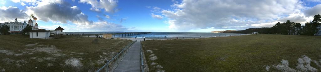 Blick von der Strandpromenade