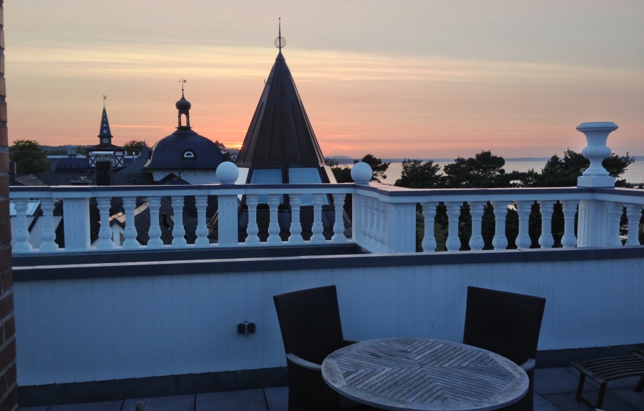 Blick von der Dachterrasse