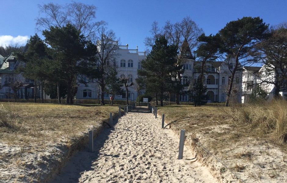 Blick vom Strand